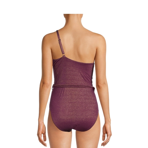 Women Sexy One Shoulder Bathing Suit - Picture 3 of 7